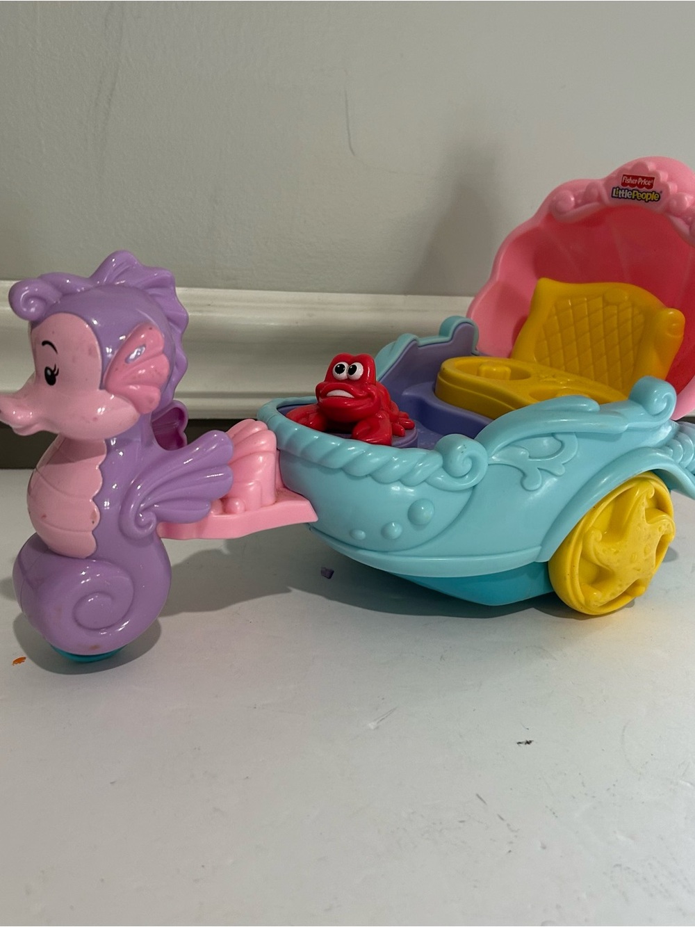 Fisher Price‎ Little People Disney Little Mermaid Ariel's Musical Sea Carriage